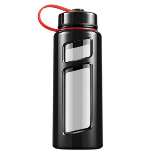 玻璃杯耐热防爆耐高温高颜值男生便携防摔水杯大容量1000ml泡茶杯