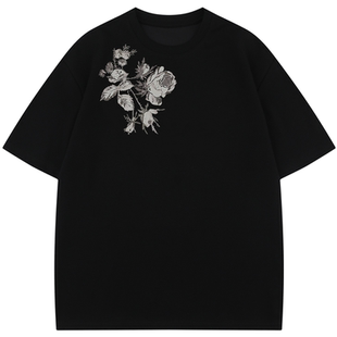 From Mars Lost Rose casual short-sleeved T-shirt