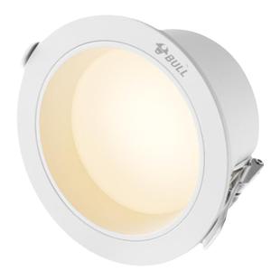 公牛防眩led筒灯嵌入式75mm家用孔灯客厅走廊过道灯三色桶灯洞灯