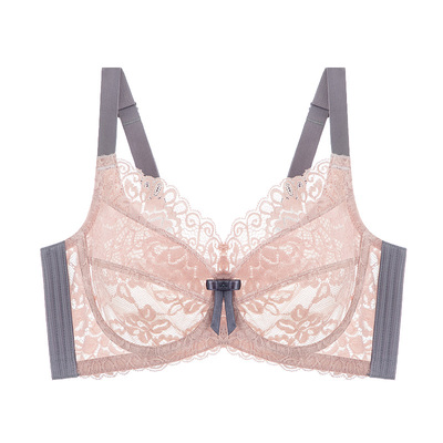 千奈美超薄款大胸显小软钢圈内衣