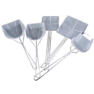 不锈钢煎铲漏铲炸炉油渣铲捞渣网捞渣勺滤油漏勺油渣网鸡排炸鸡店