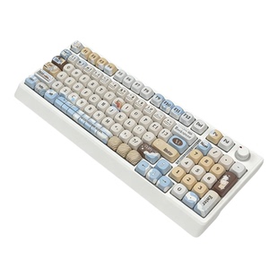 雾影H98机械键盘蓝牙三模2.4G无线有线MOA办公商务电脑笔记本外设