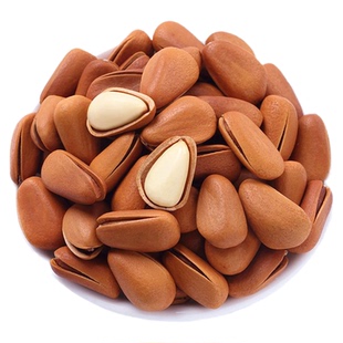 新货东北红松子特大颗粒500g手剥原味开口松子王坚果年货零食