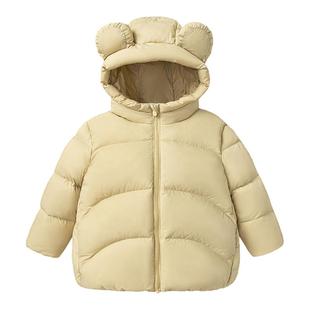 迷你巴拉巴拉男女童加厚羽绒服2025冬装儿童宝宝洋气三防保暖外套