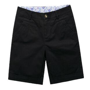 高尔夫短裤女白色纯棉舒适透气运动五分裤子GOLF球裤夏季修身中裤