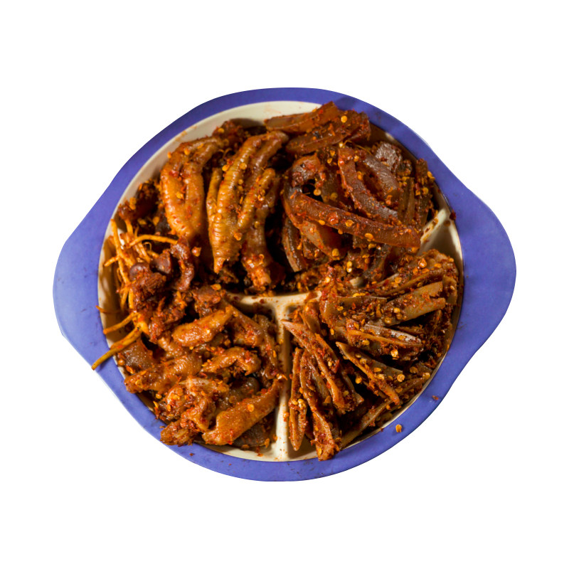 佤味大杂烩牛皮鸡脚凤爪筋三角骨鸡胗鸡翅尖苤菜根麻辣杂烩500克