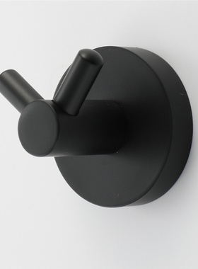 HIDEEP直销卫浴五金挂衣钩304不锈钢黑色挂衣钩单衣钩HI08031