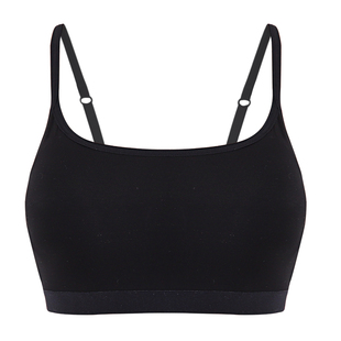 220斤大码女带固定胸垫无钢圈打底背心抹胸吊带内衣罩杯一体文胸