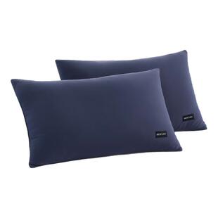 水星家纺人体工学枕头高枕家用透气抑菌可水洗枕芯纤维枕颈椎单枕