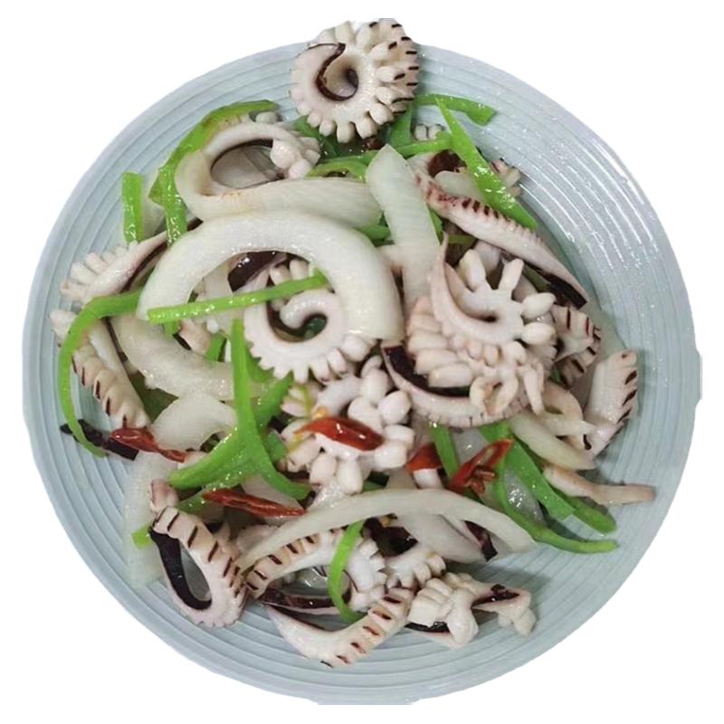 拉花鱿鱼条饭店商用脆口鱿鱼