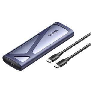 绿联m.2固态硬盘盒子nvme转typec外接sata读取移动m2通用ssd雷电3