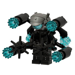 中国积木马桶人vs监控泰坦时钟人仔音箱人天文主宰者Gman拼装玩具