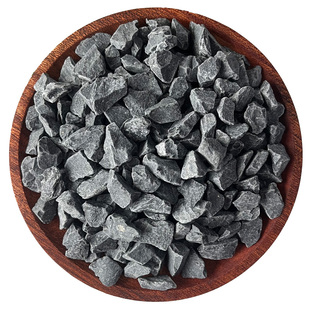 黑色砾石深灰色水洗石头枯山水园林景观庭院造景户外铺地小碎石子