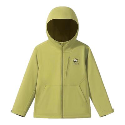 熊猫骆驼儿童单层冲锋衣