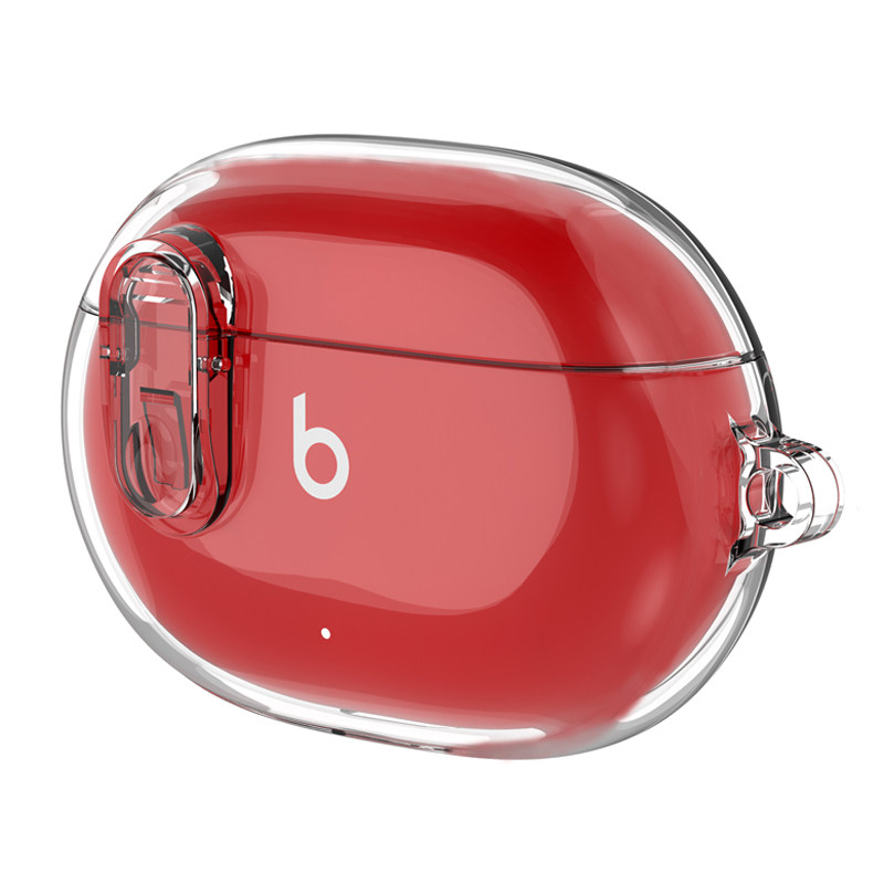 适用魔音耳机保护套Beats Studio Buds+透明BeatsStudio Buds简约防摔锁扣开关防丢防刮花塑料