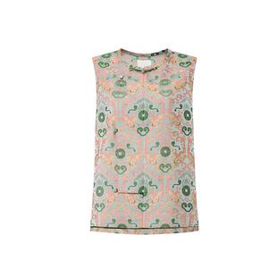 天嘉爱官方钱小萍带钢印宋锦如意貔貅纹虎镇五毒纹马甲上衣外套