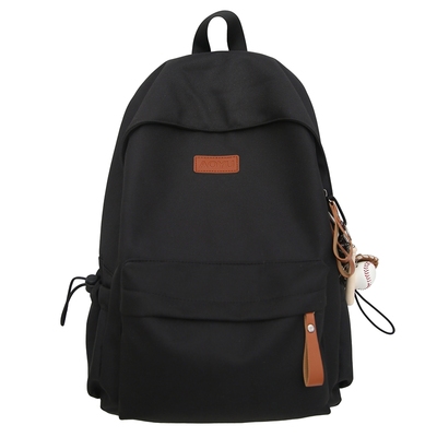 菇八八书包男大学生复古风双肩包