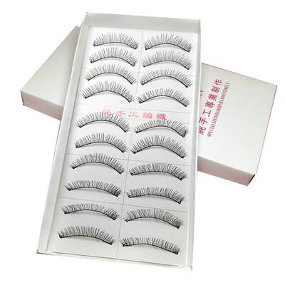 自然逼真手工假睫毛纤长