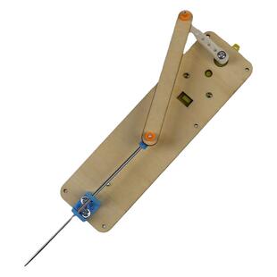 连杆往复直线运动机伸缩机构电动模型机械科技制作科学小实验物理