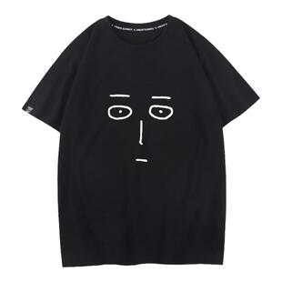 onepunchman老师周边T恤短袖日系动漫周边情侣半袖潮一拳超人