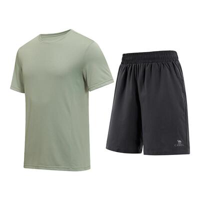 骆驼女装运动套装两件套男女同款