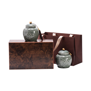 木盒茶叶包装盒半斤通用特级红茶绿茶礼盒空盒子高级感礼品盒批发