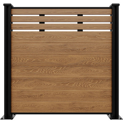 户外庭院塑木围栏隔断护栏