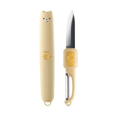 水果刀削皮刀二合一便携多功能折叠削皮刀宿舍用学生家用去皮神器