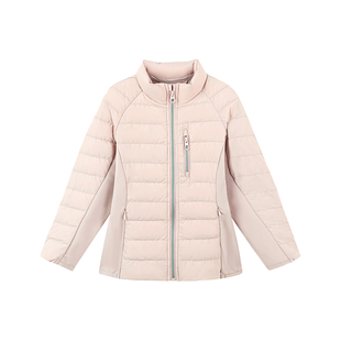 柒号童仓女大童白鹅绒立领羽绒服冬装新款儿童轻薄保暖内胆外套潮