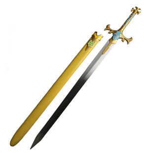 刀剑神域 桐人爱丽丝金木樨金桂之剑 动漫武器模型金属未开刃预定