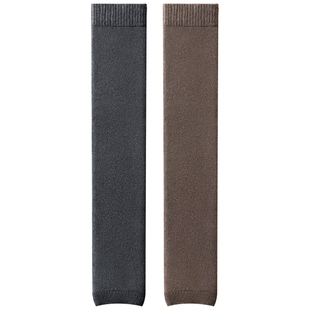 羊毛护膝袜子男款秋冬季过膝盖保暖防下滑男士护腿抗寒长筒腿套