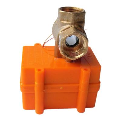 微型电动三通阀太阳能T型