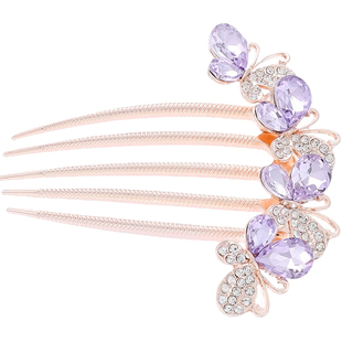 高级感珍珠水钻发夹女后脑勺丸子头碎发整理神器盘发插梳头饰发卡