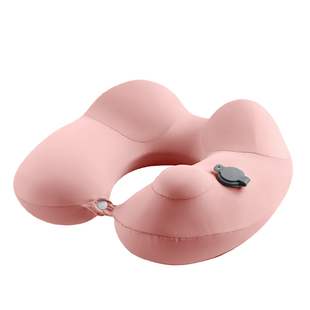 u型枕按压充气旅行便携安全座椅护颈u形宝宝睡觉头枕儿童颈枕飞机