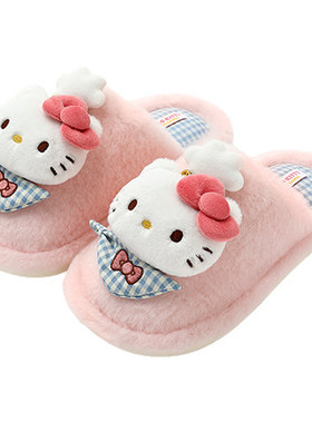 居家少女心毛毛拖冬HelloKitty