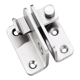 免打孔不锈钢门扣门闩锁扣门鼻子门栓搭扣锁老式木门明装插销门锁