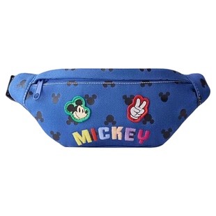2026秋冬新款潮流儿童包 卡通米奇老鼠腰包 男童小胸包零钱小挎包