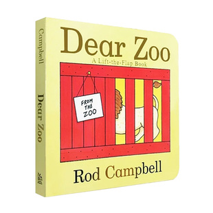 英文原版 Dear Zoo 亲爱的动物园 纸板书 幼儿英文绘本0-3岁 儿童宝宝翻翻书 可听音频 吴敏兰书单 英语启蒙读物【中商原版】