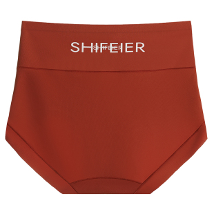 洁韵朵本命年红色内裤女中高腰收腹提臀运动风平角马年礼物红短裤