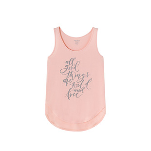 Jockey莫代尔无袖吊带背心睡衣女宽松大码内搭打底衫家居服