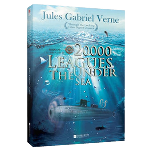 【七年级寒假阅读】海底两万里 英文版 随书赠词汇注解手册 科幻小说 外国小说 儒勒凡尔纳作品中小学书目 青少年阅读读物