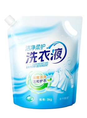 小魔兜洁净柔护洗衣液3kg