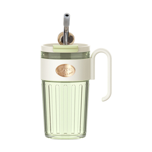 FKC咖啡杯吸管杯随行杯高颜值外带便携tritan水杯加厚冷萃果茶杯