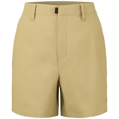 北面女防泼水徒步短裤