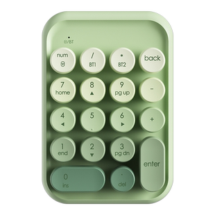 BOW 笔记本电脑外接数字小键盘无线蓝牙双模机械手感左右手输入器