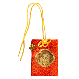 国家图书馆平安福好运999足金挂饰送宝宝满月周岁女生日新年礼物