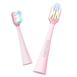 狮王KODOMO小狮王儿童电动牙刷三重植毛磁悬浮粉色替换刷头3-12岁