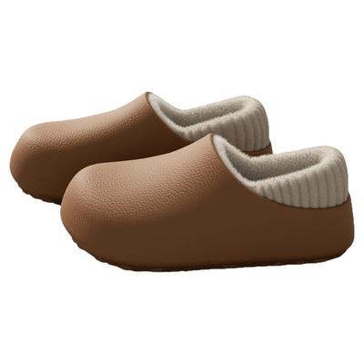 防水棉拖鞋全包跟踩屎感可外穿