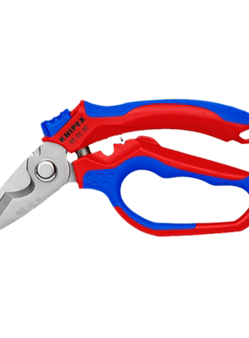 KNIPEX电工剪带压接弯柄弹簧锁扣