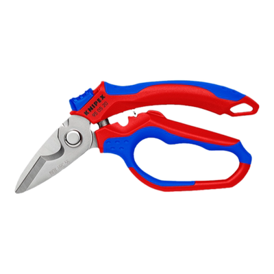 KNIPEX电工剪带压接弯柄弹簧锁扣